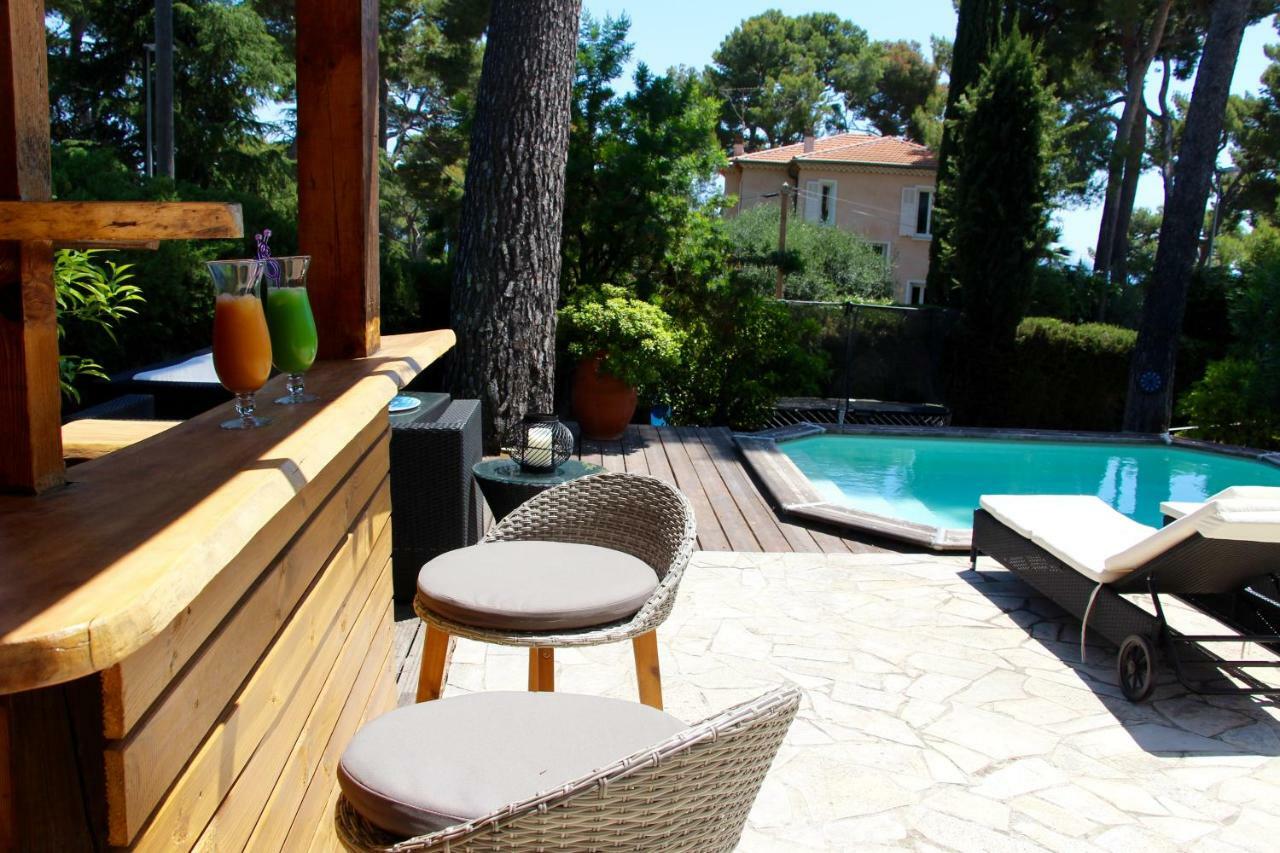 Sea View Villa - Antibes - Beach - Pool - Art Deco Экстерьер фото